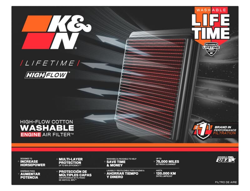 KN Drop in Air Filters - Photo - in package