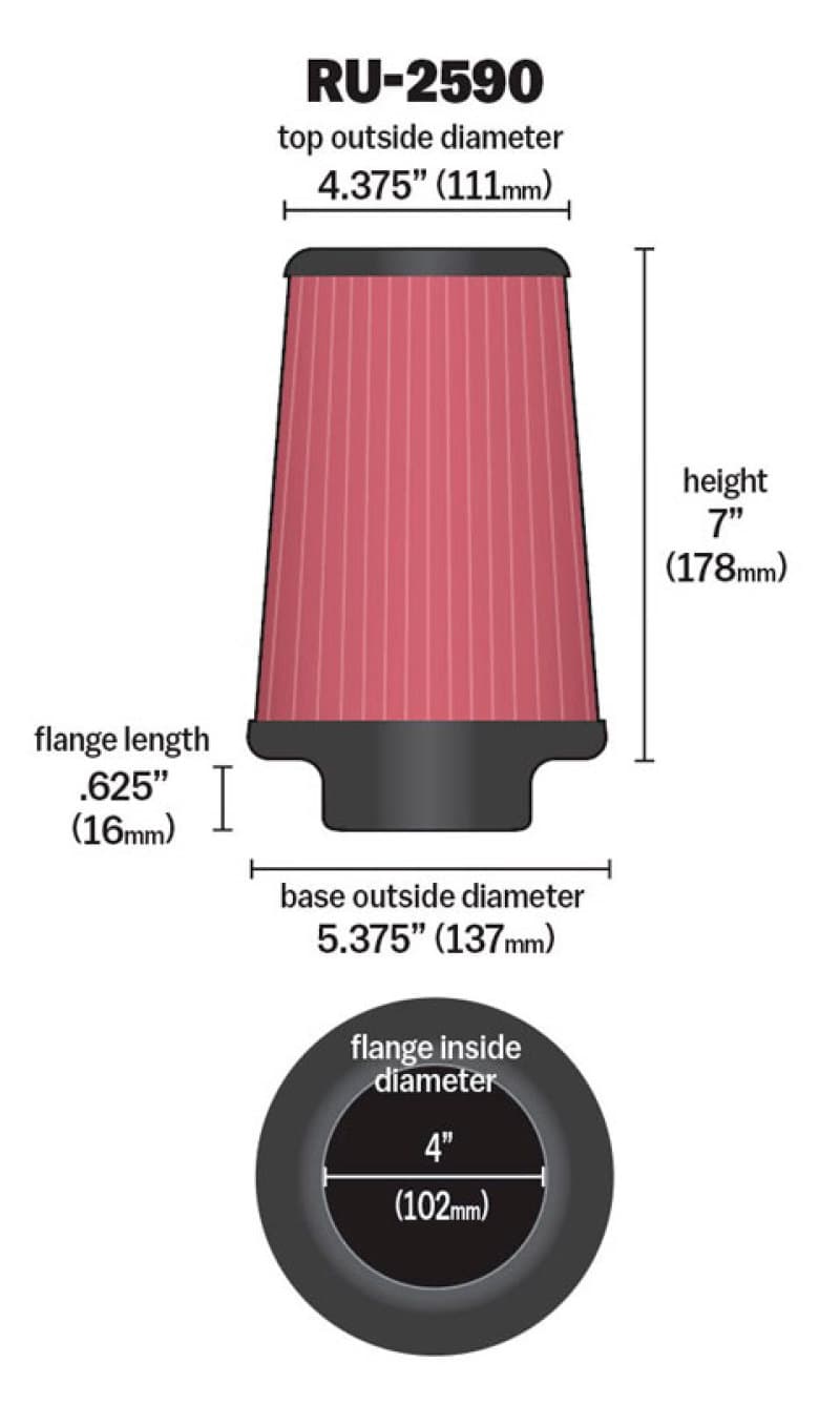 KN Universal Air Filter - Photo - Primary