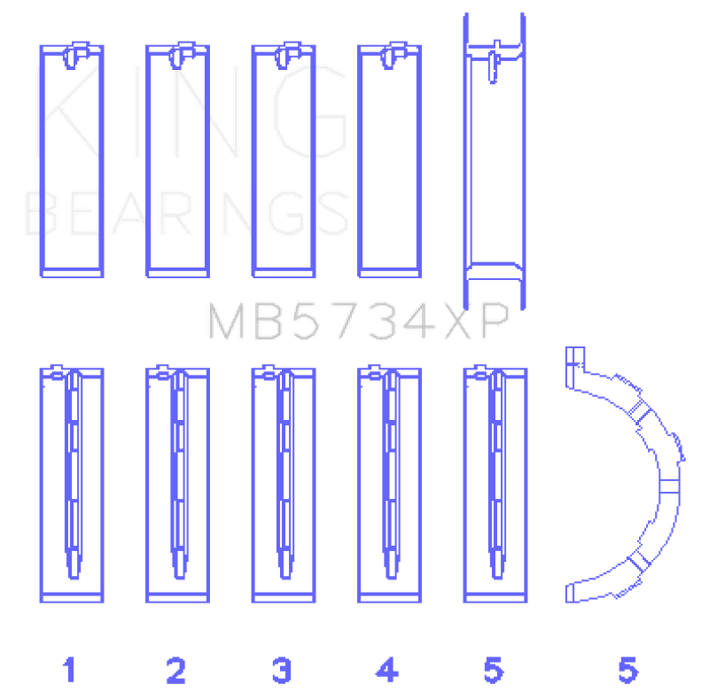 KING Performance Main Bearings - Photo - Primary